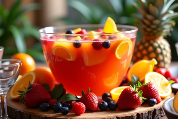 L’art de la recette simple de punch pour 30 personnes : guide pour séduire vos convives